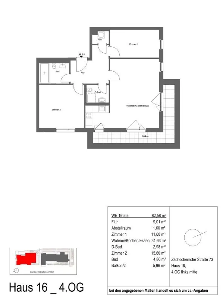 3 Zimmer Wohnung mit 86 m² in Leipzig – Bild 4