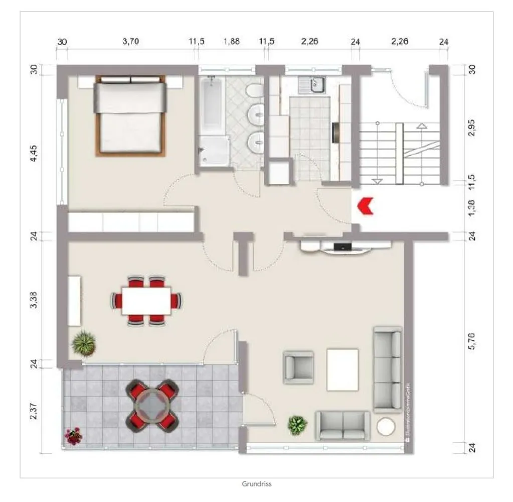 3 Zimmer Wohnung mit 83 m² in Böblingen – Bild 8
