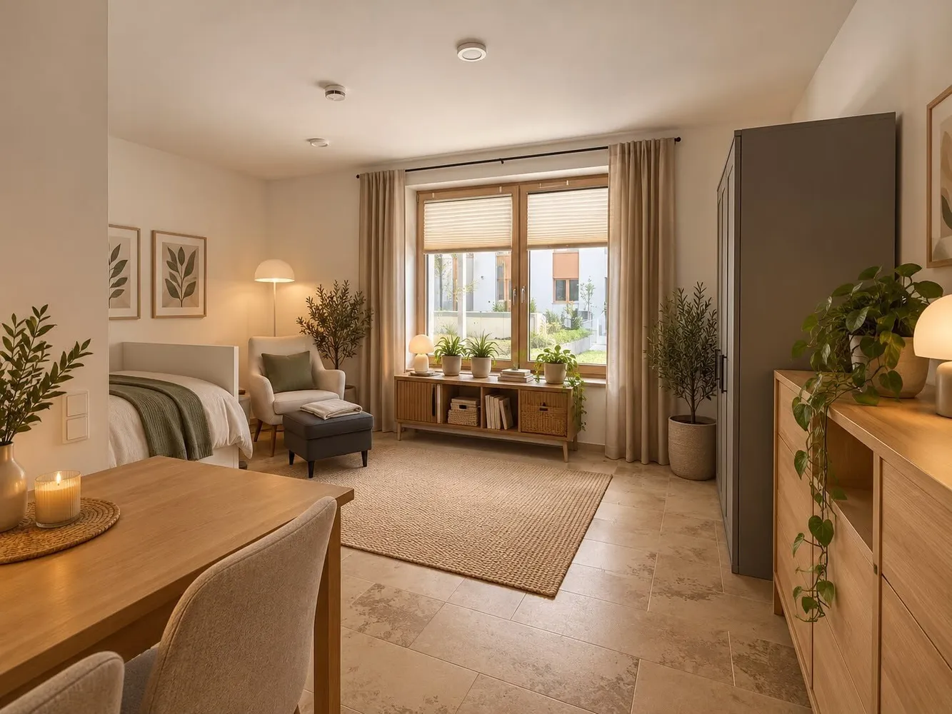 1 Zimmer Wohnung mit 38 m² in Augsburg – Bild 2