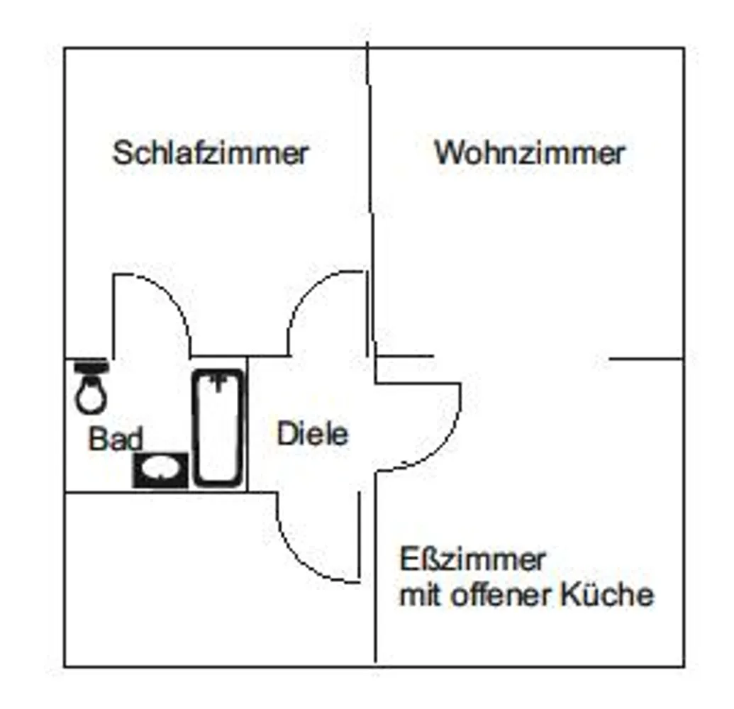 2 Zimmer Wohnung mit 55 m² in Leverkusen – Bild 9