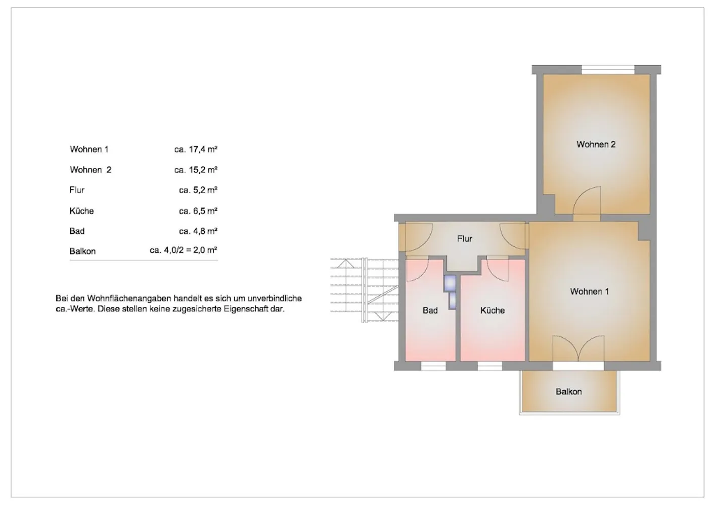 2 Zimmer Wohnung mit 51 m² in Frankfurt (Oder) – Bild 4