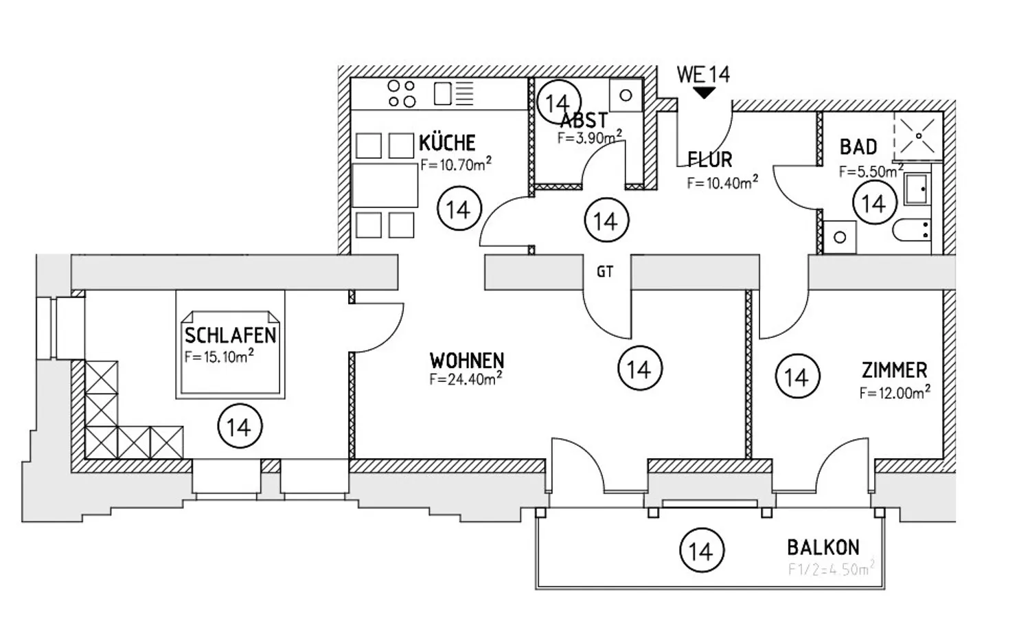 3 room apartment with 85 m² in Magdeburg – Photo 10