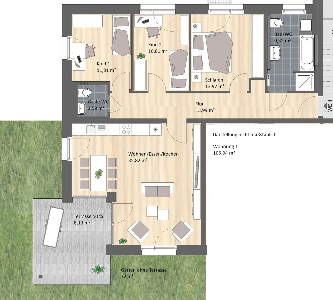 4 Zimmer Wohnung mit 106 m² in Chemnitz – Bild 2
