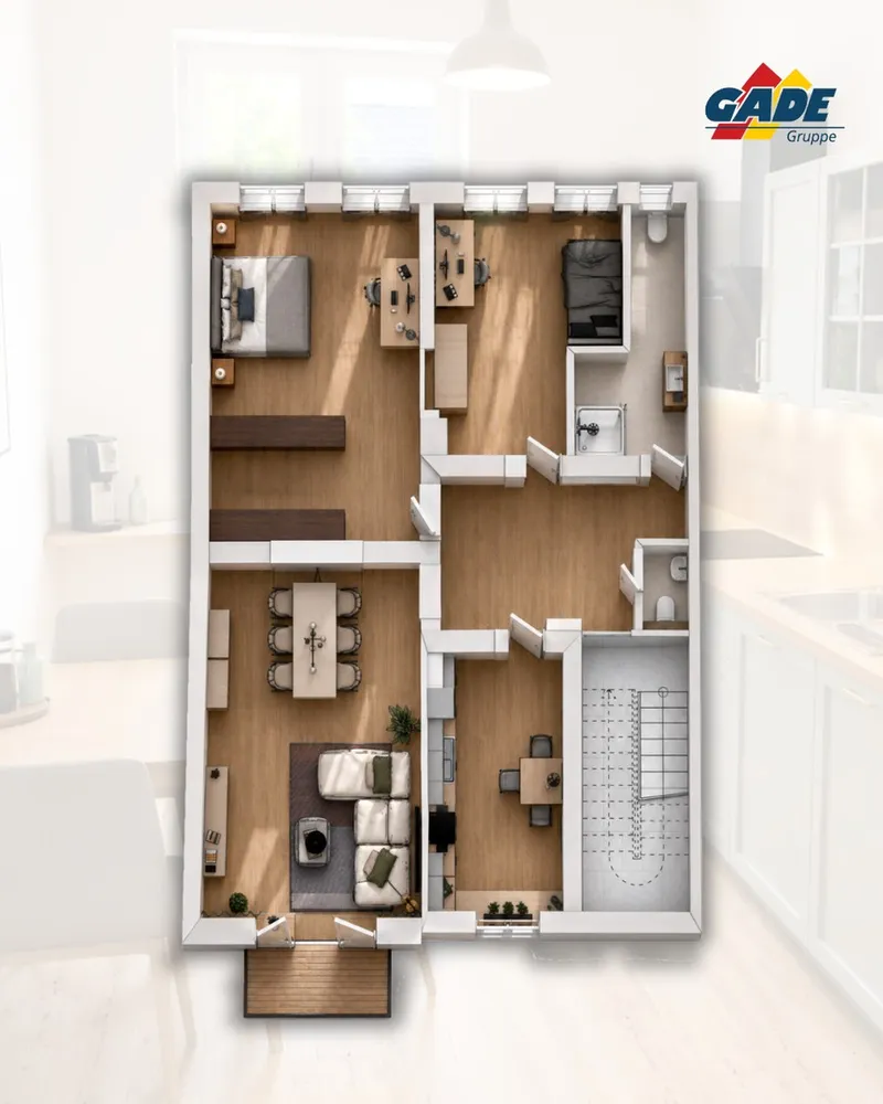 3 Zimmer Wohnung mit 114 m² in Marburg – Bild 4
