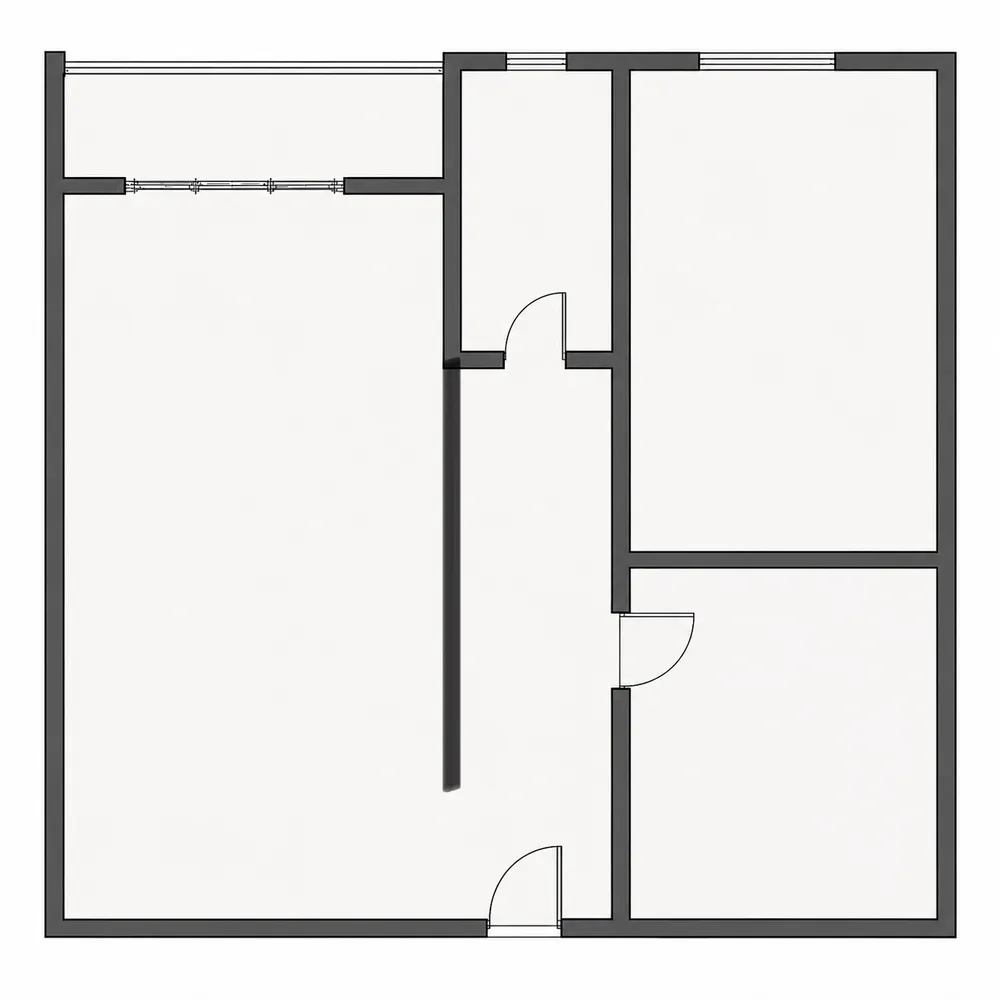 2 Zimmer Wohnung mit 45 m² in Darmstadt – Bild 2