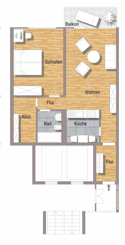 2 Zimmer Wohnung mit 60 m² in Stuttgart – Bild 6