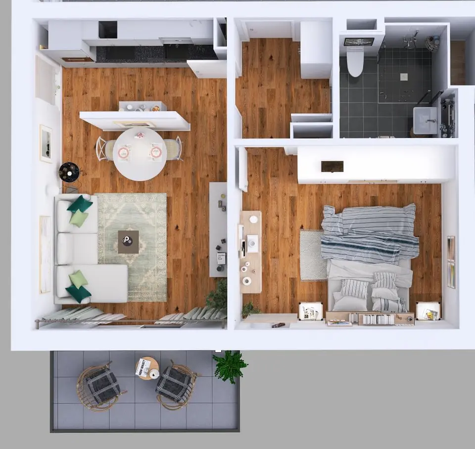 2 Zimmer Wohnung mit 49 m² in Lünen – Bild 5