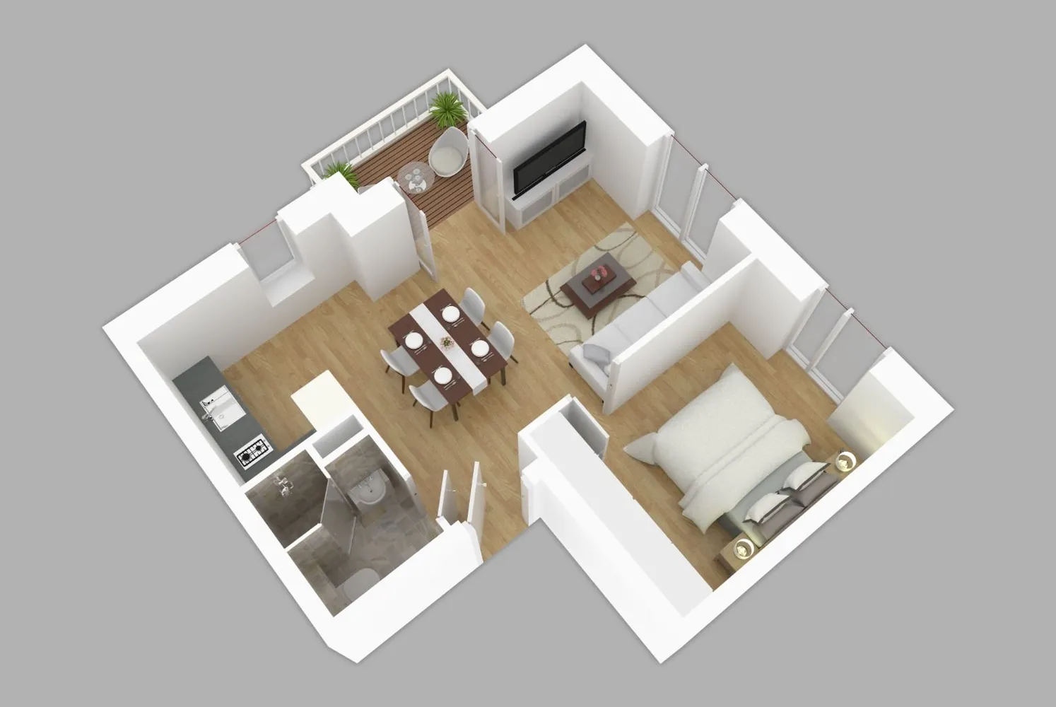 2 Zimmer Wohnung mit 43 m² in Hamburg – Bild 9