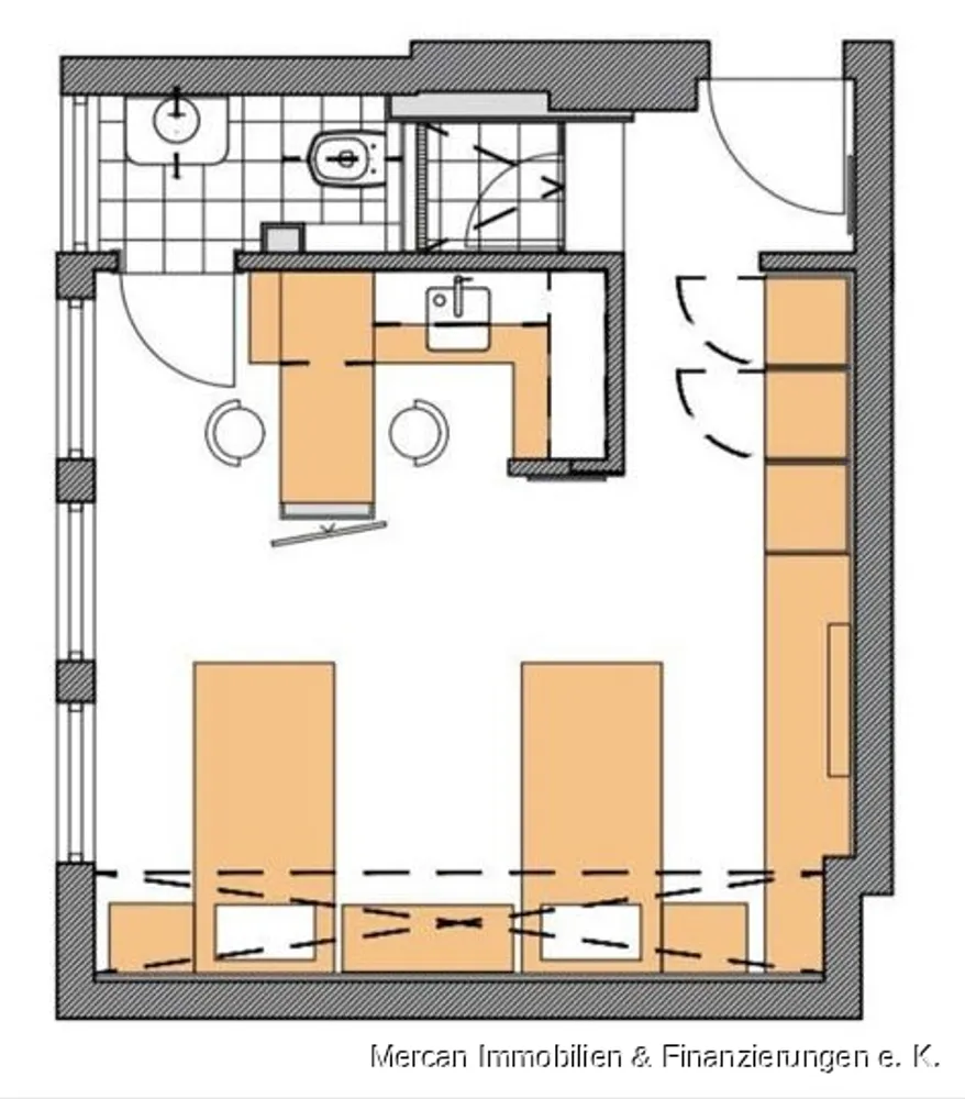 1 Zimmer Wohnung mit 30 m² in Hannover – Bild 11