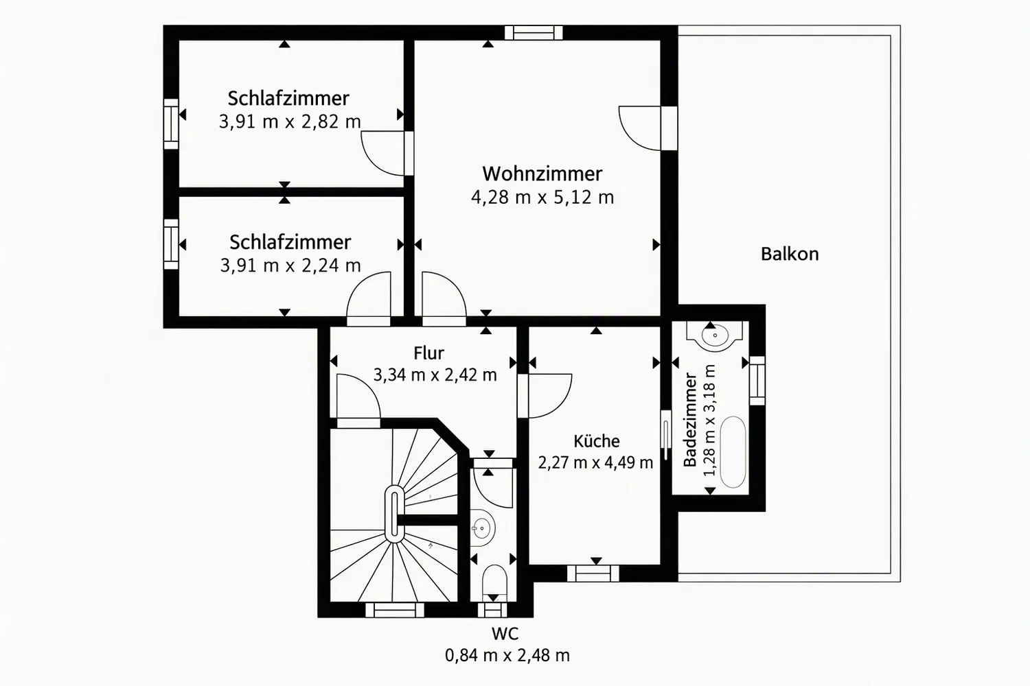 3 Zimmer Wohnung mit 74 m² in Stuttgart – Bild 9