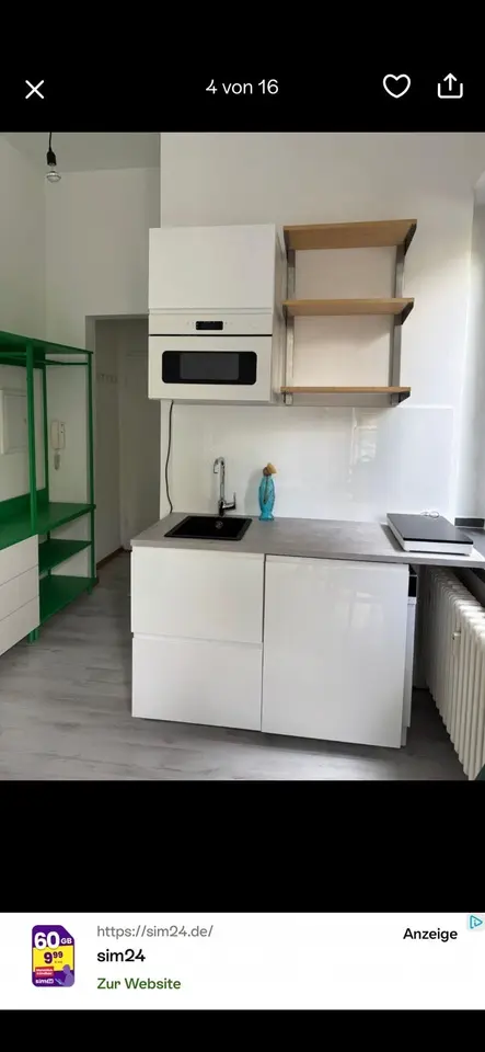 Studio with 30 m² in Cologne – Photo 3