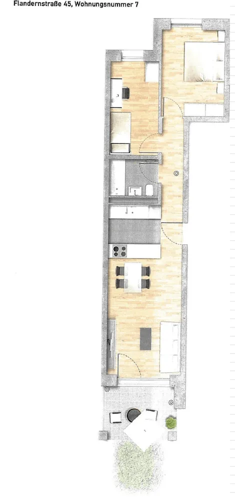 3 room apartment with 64 m² in Esslingen am Neckar – Photo 2