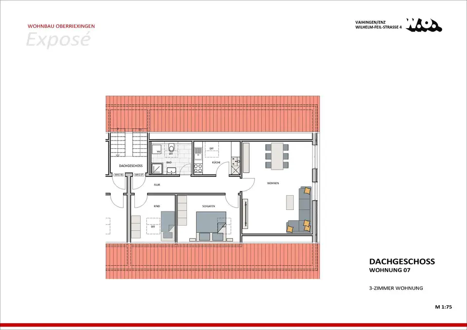 3 Zimmer Wohnung mit 63 m² in Vaihingen an der Enz – Bild 7