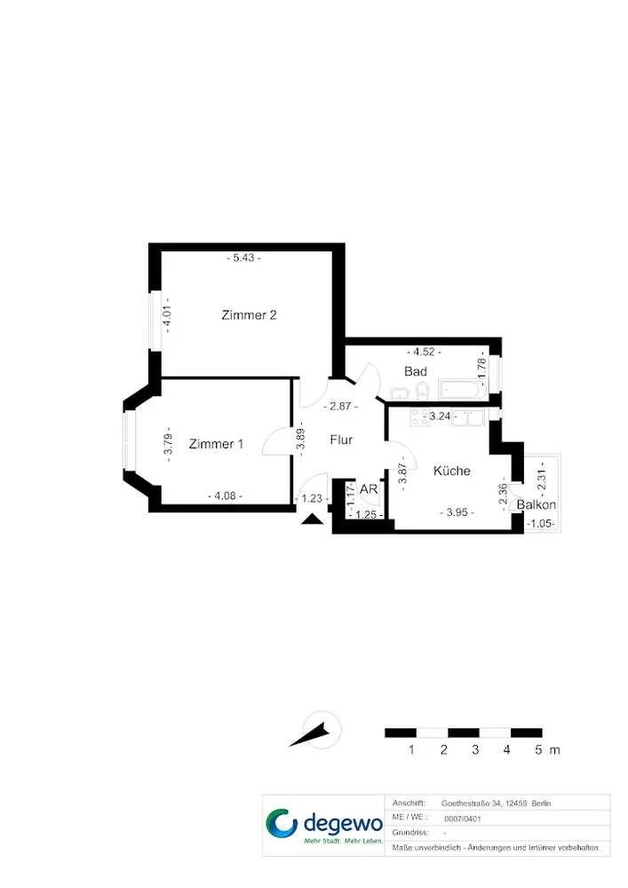 2 room apartment with 73 m² in Berlin – Photo 9