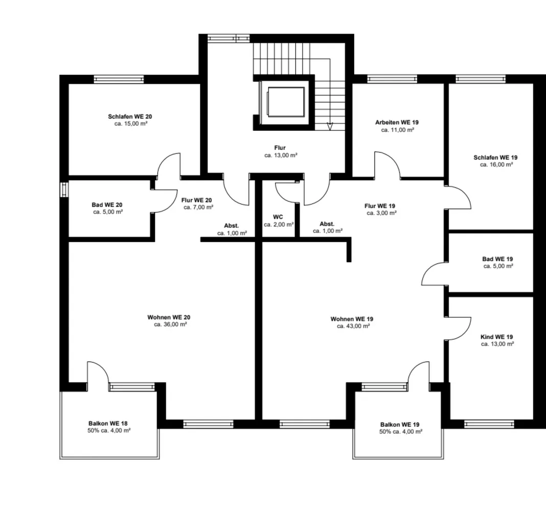 2 Zimmer Wohnung mit 69 m² in Köln – Bild 1