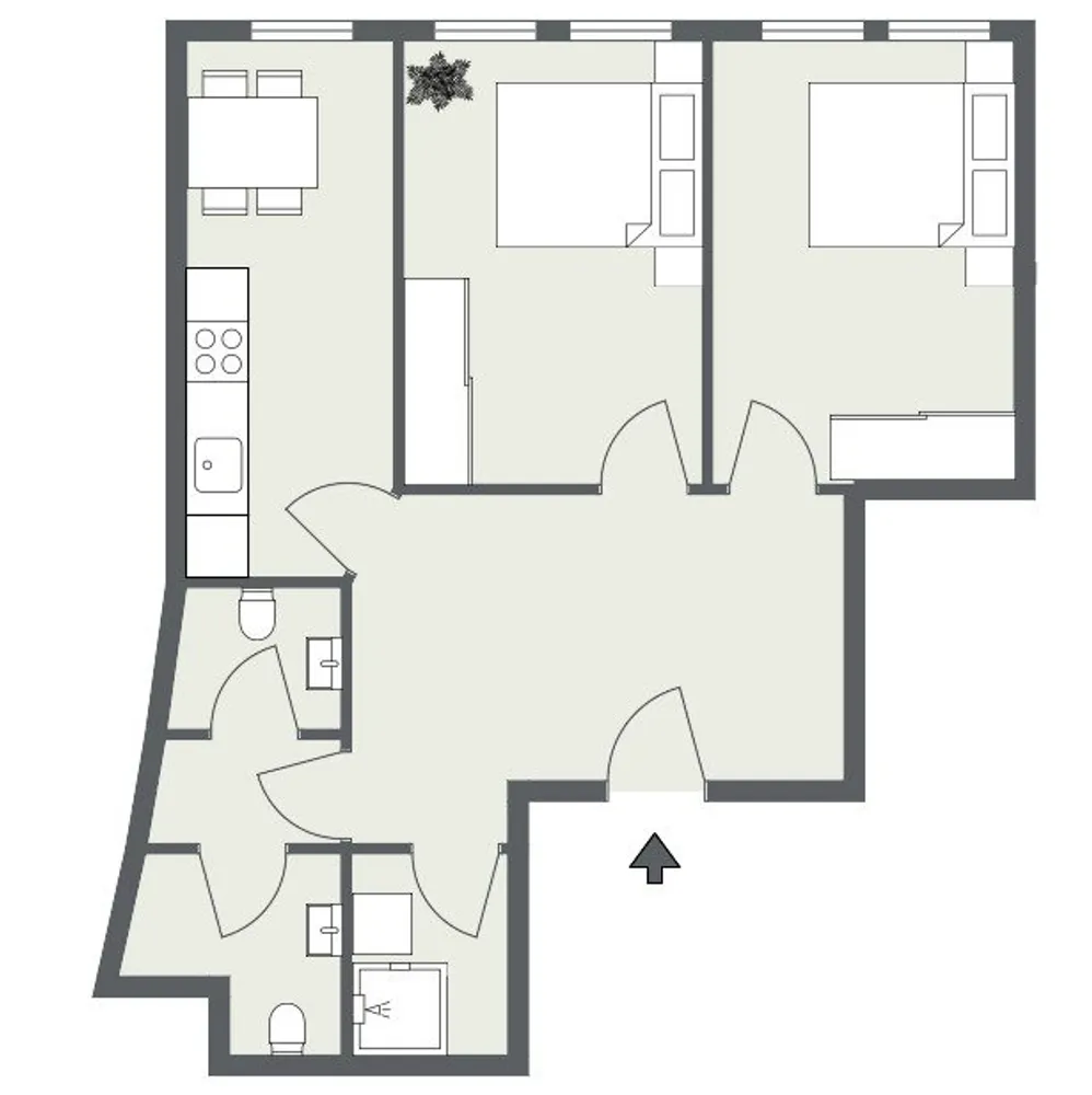 2 Zimmer Wohnung mit 66 m² in Halle (Saale) – Bild 8