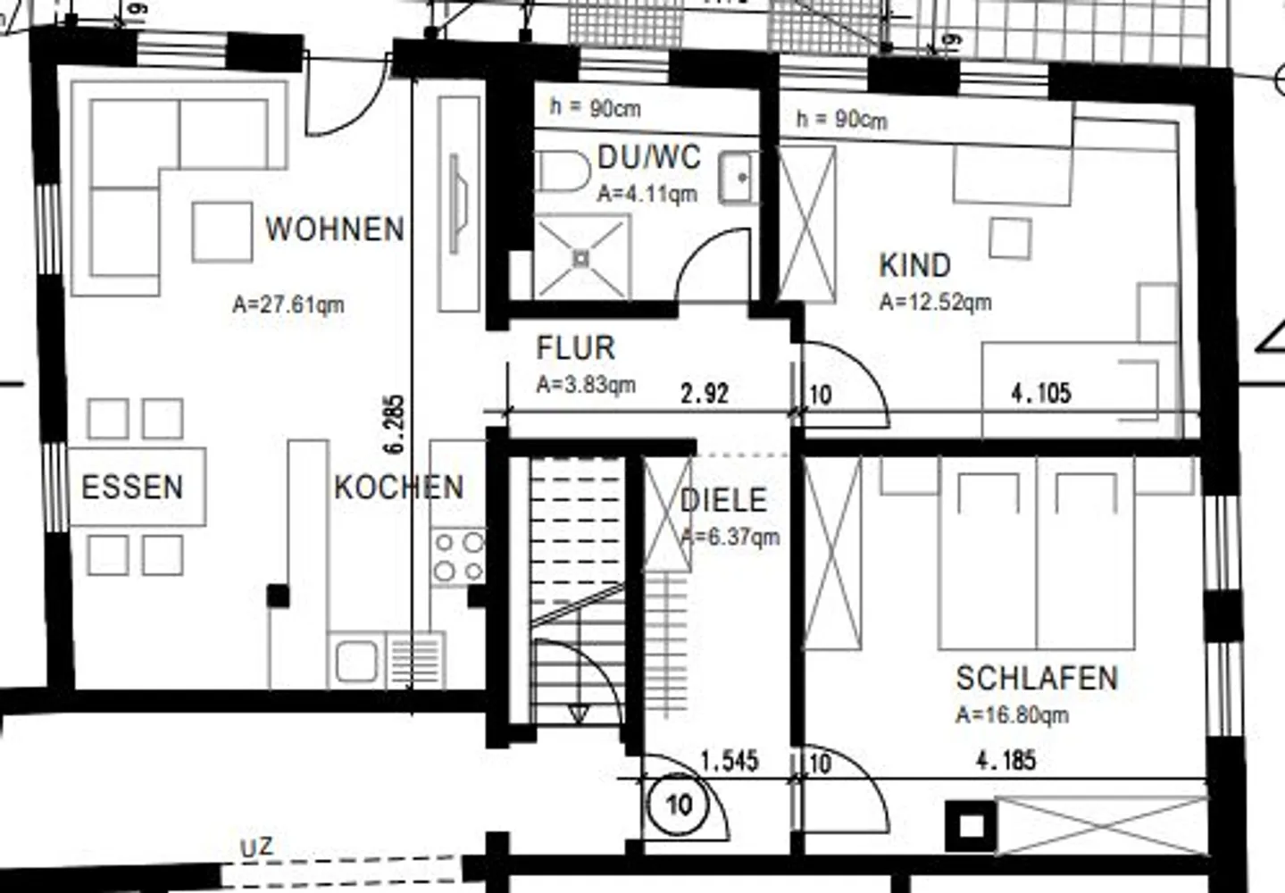 3 room apartment with 74 m² in Esslingen am Neckar – Photo 4