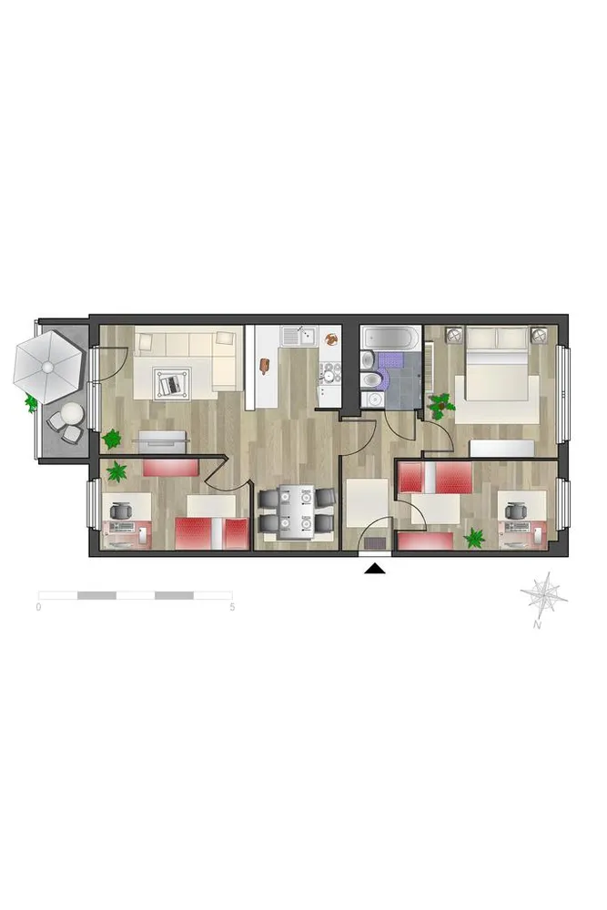 4 Zimmer Wohnung mit 69 m² in Chemnitz – Bild 4