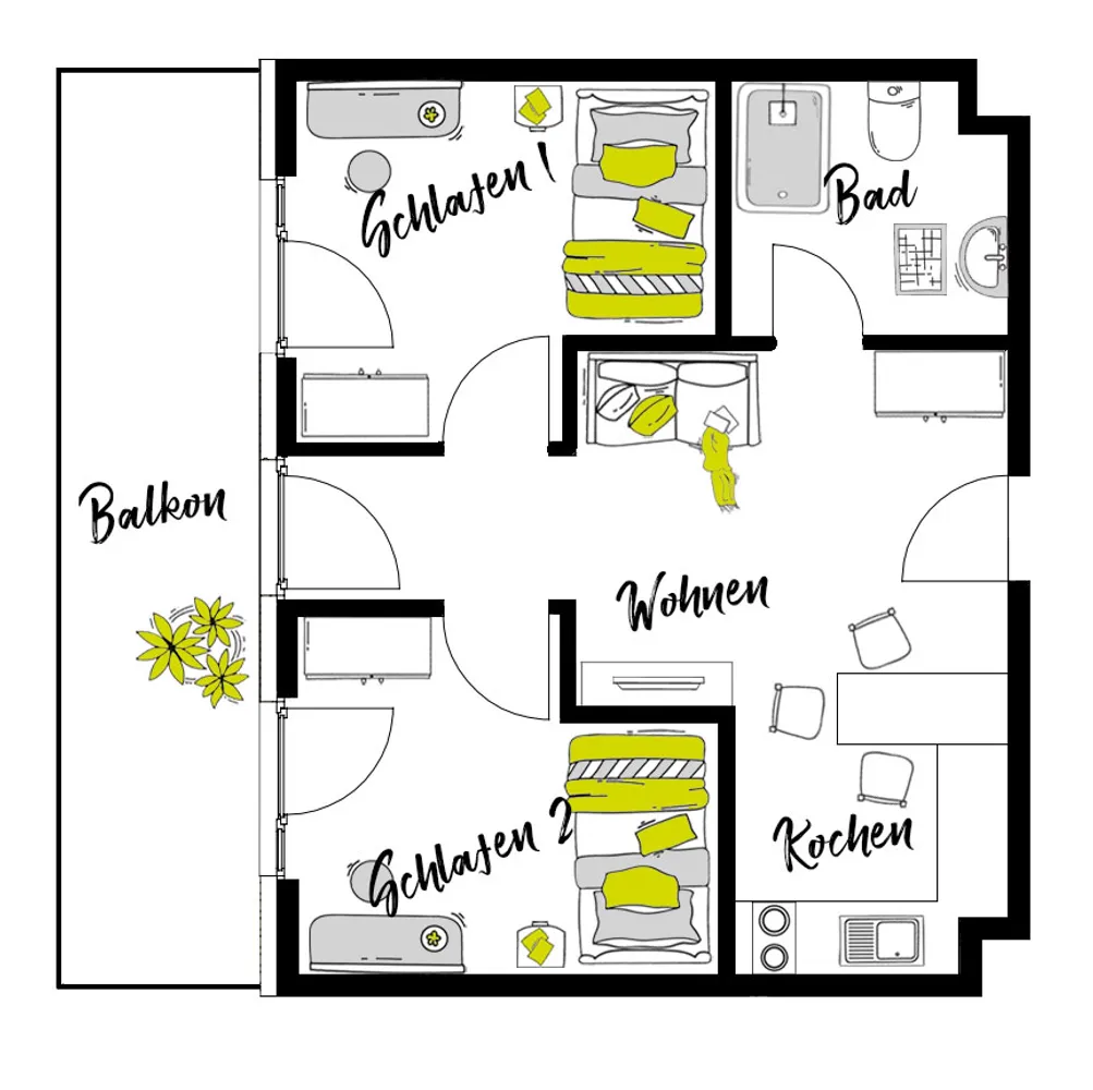 2 Zimmer Wohnung mit 37 m² in Schwäbisch Gmünd – Bild 9