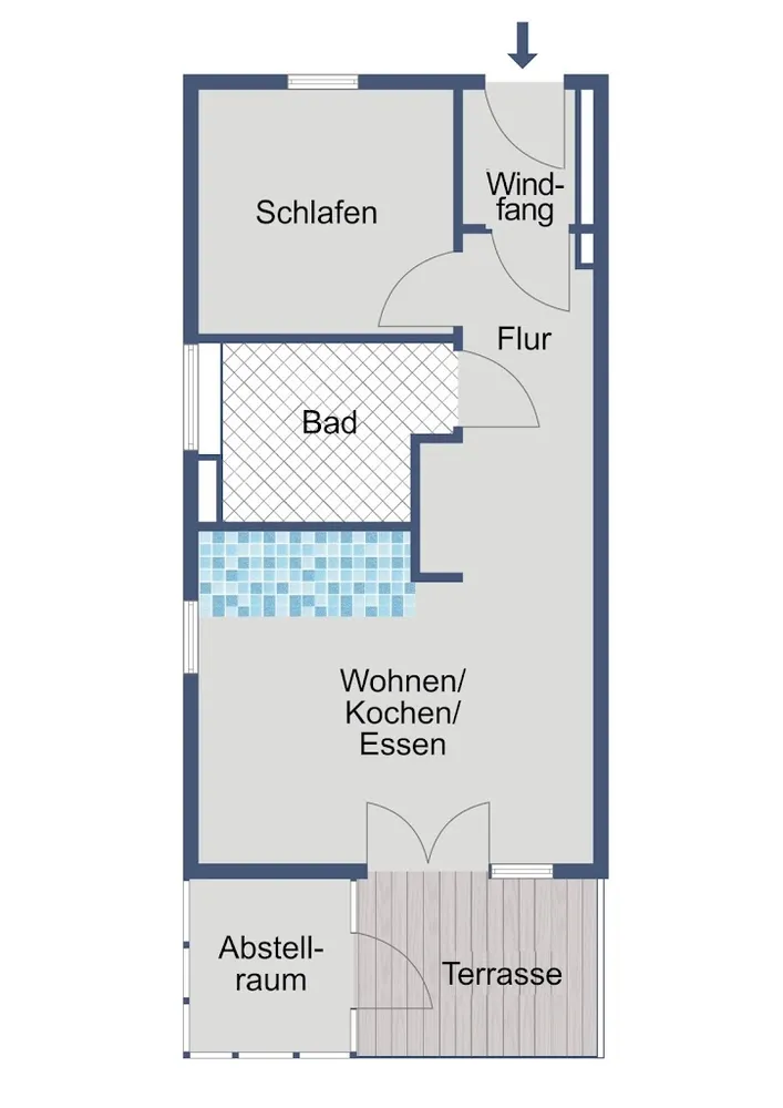 2 Zimmer Wohnung mit 50 m² in Frankfurt am Main – Bild 3