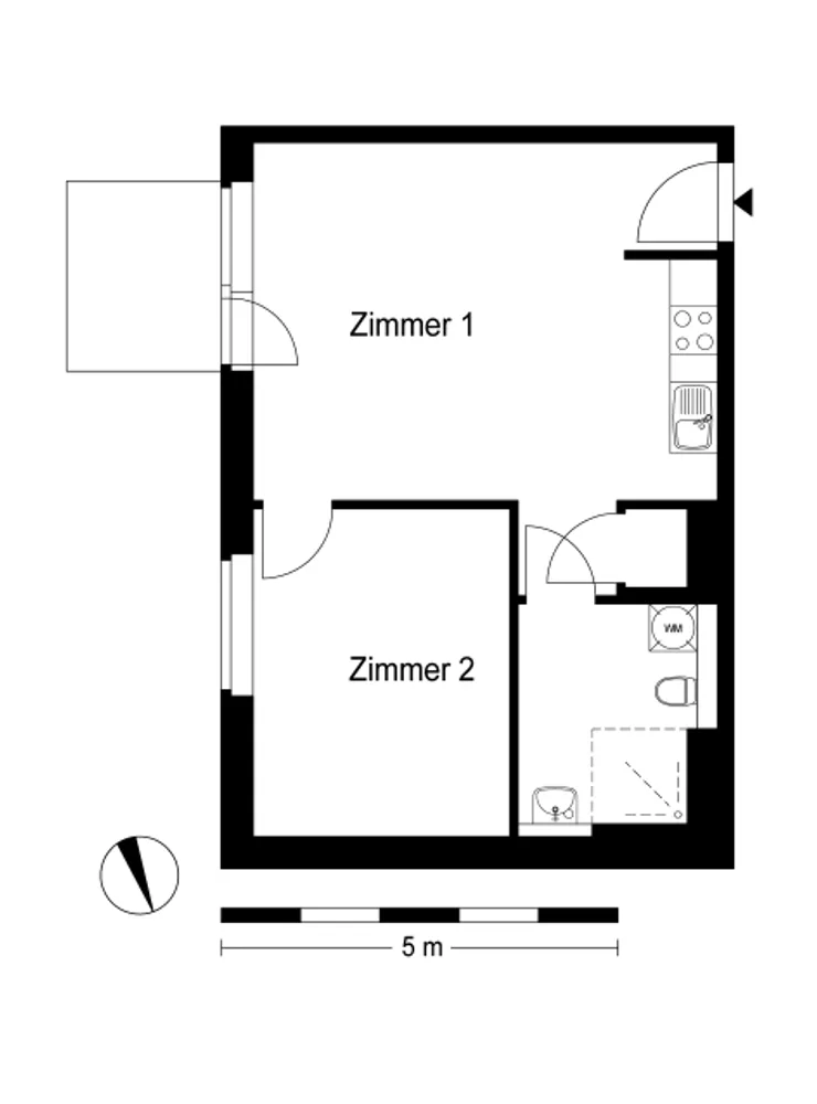 2 Zimmer Wohnung mit 51 m² in Berlin – Bild 2
