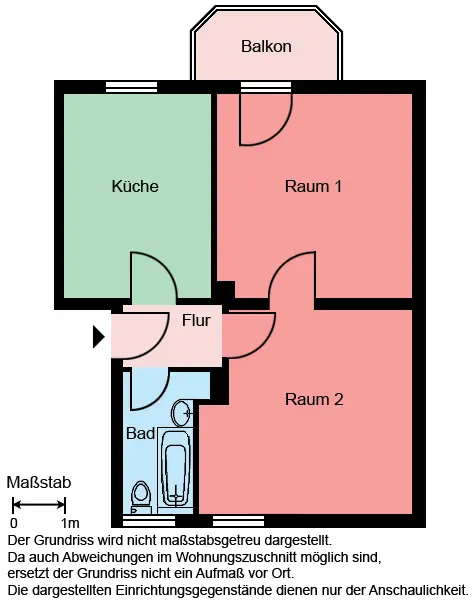 2 Zimmer Wohnung mit 52 m² in Castrop-Rauxel – Bild 3
