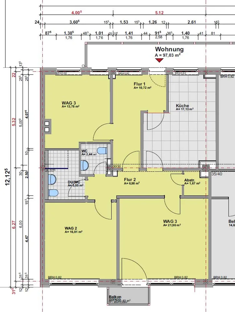 3 room apartment with 98 m² in Kassel – Photo 3