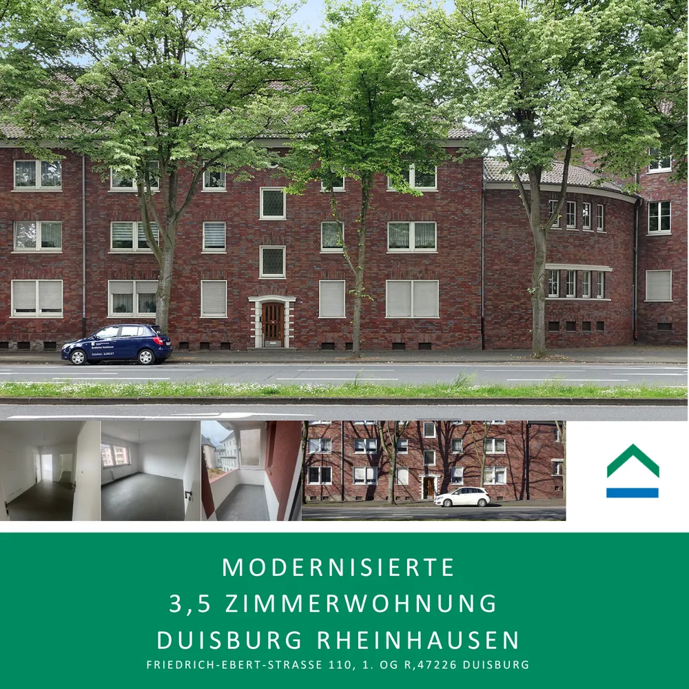 4 Zimmer Wohnung mit 81 m² in Duisburg – Bild 1