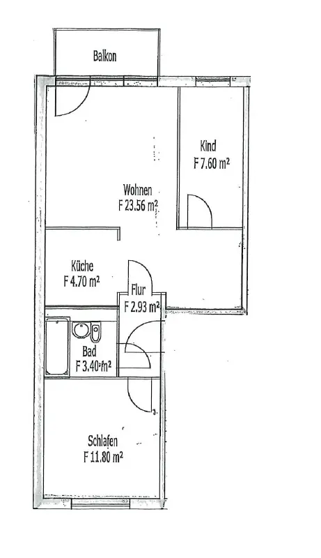 3 Zimmer Wohnung mit 56 m² in Zwickau – Bild 9