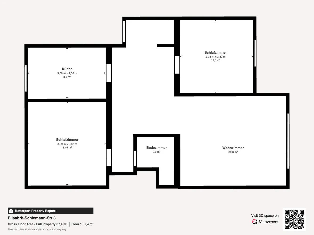 3 Zimmer Wohnung mit 76 m² in Hamm – Bild 2