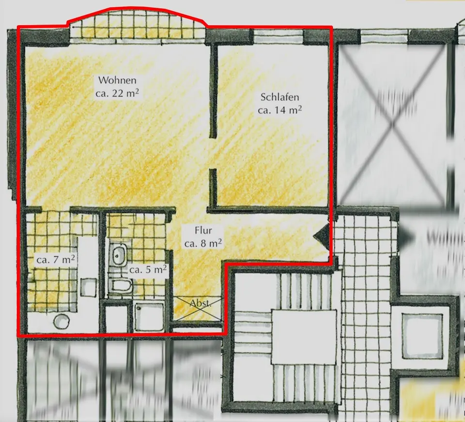 5 Zimmer Wohnung mit 91 m² in Hannover – Bild 4