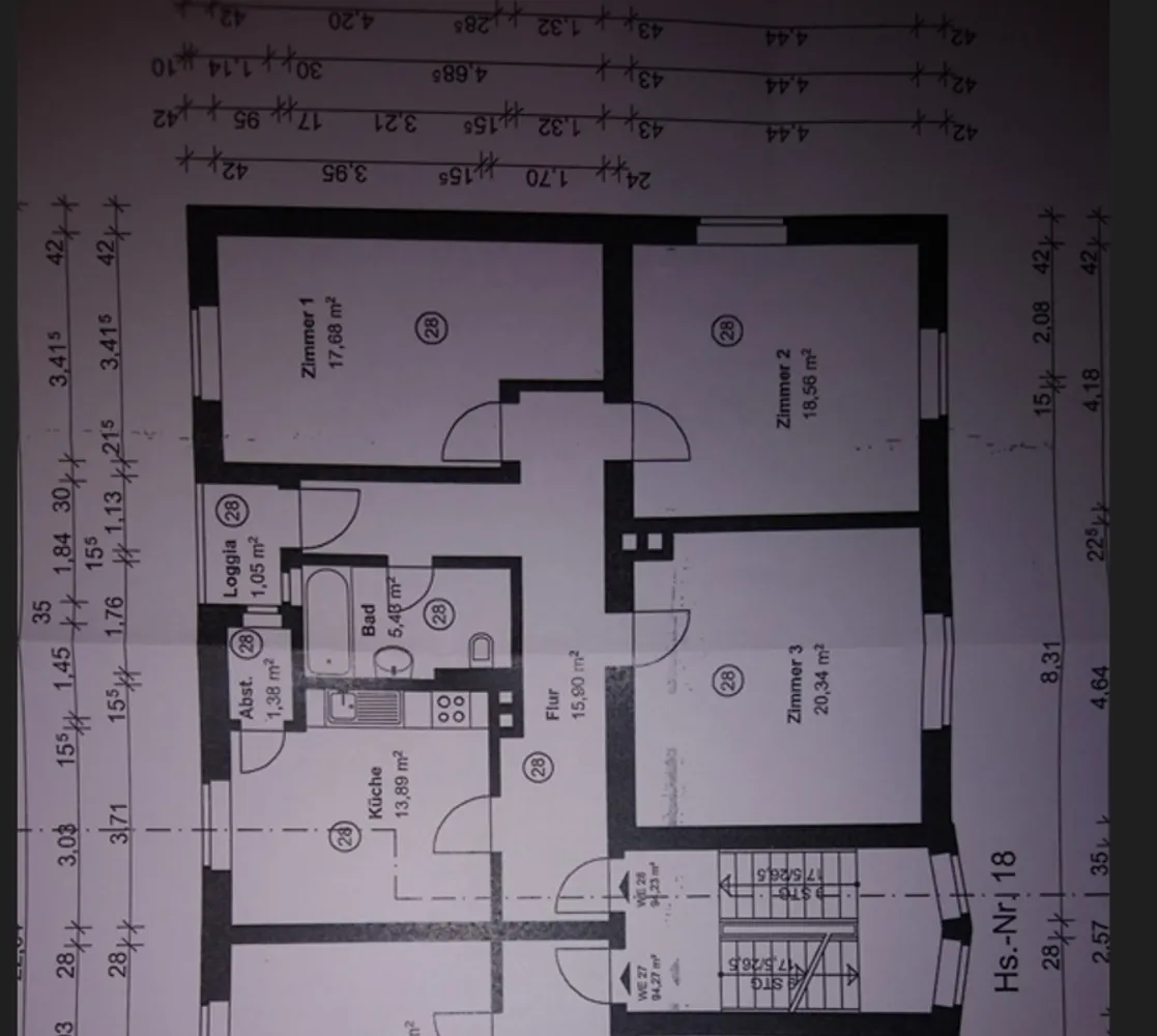3 Zimmer Wohnung mit 95 m² in Augsburg – Bild 5