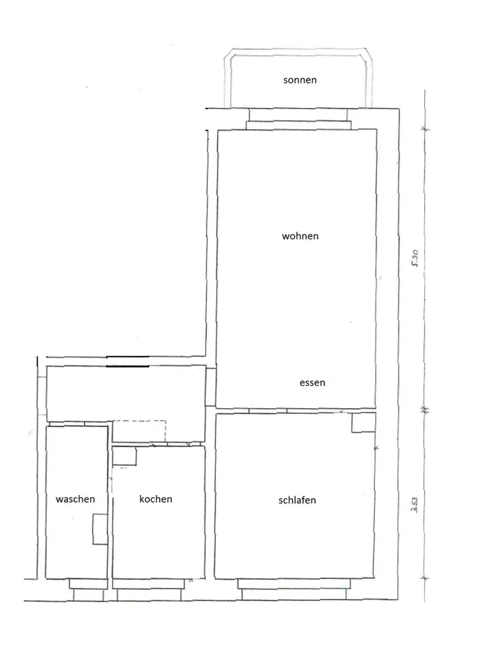 2 Zimmer Wohnung mit 49 m² in Grimma – Bild 9
