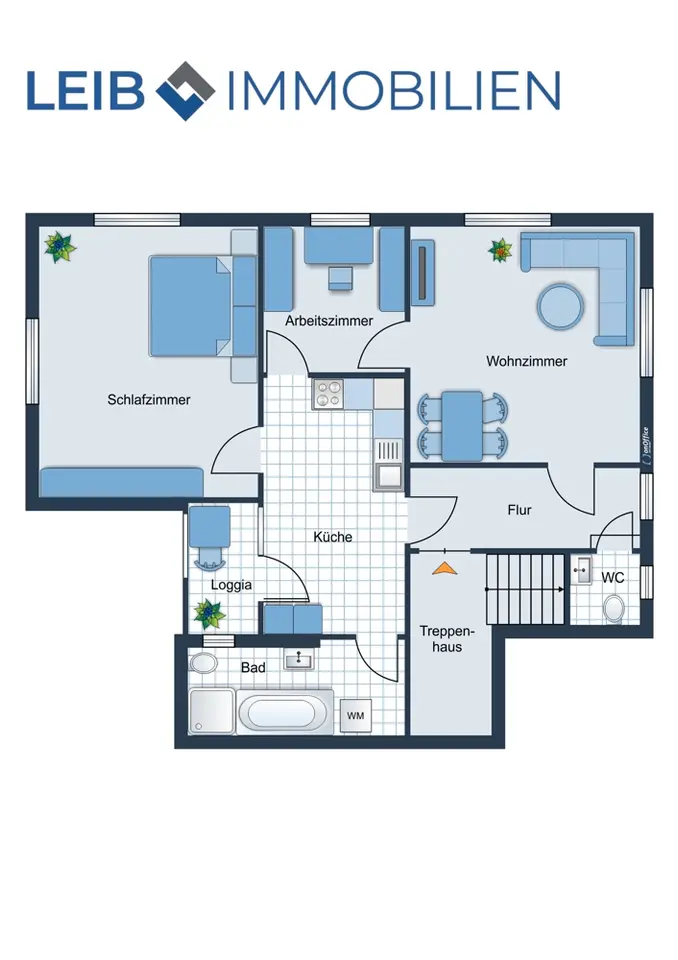 3 Zimmer Wohnung mit 80 m² in Coburg – Bild 9