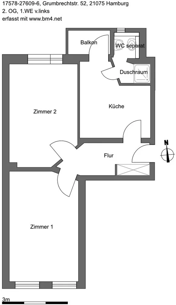 2 Zimmer Wohnung mit 49 m² in Hamburg – Bild 10