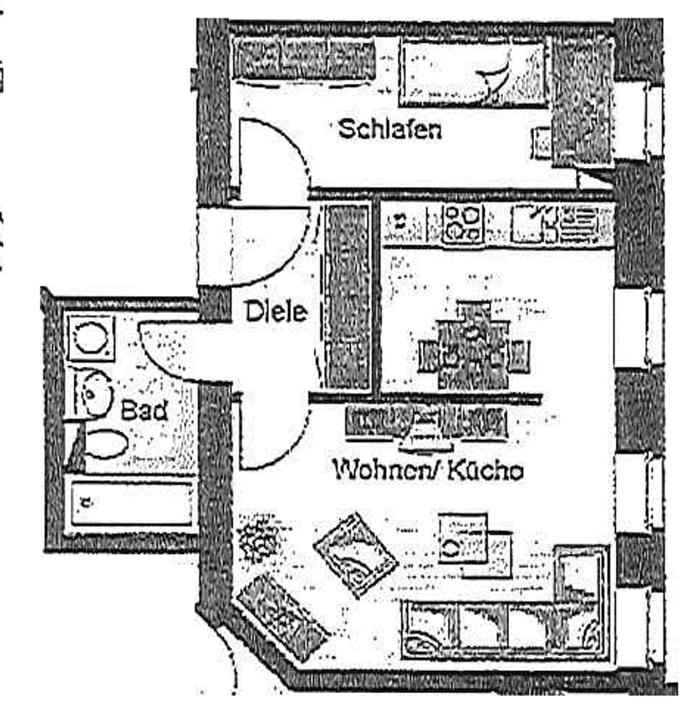 2 Zimmer Wohnung mit 43 m² in Leipzig – Bild 2