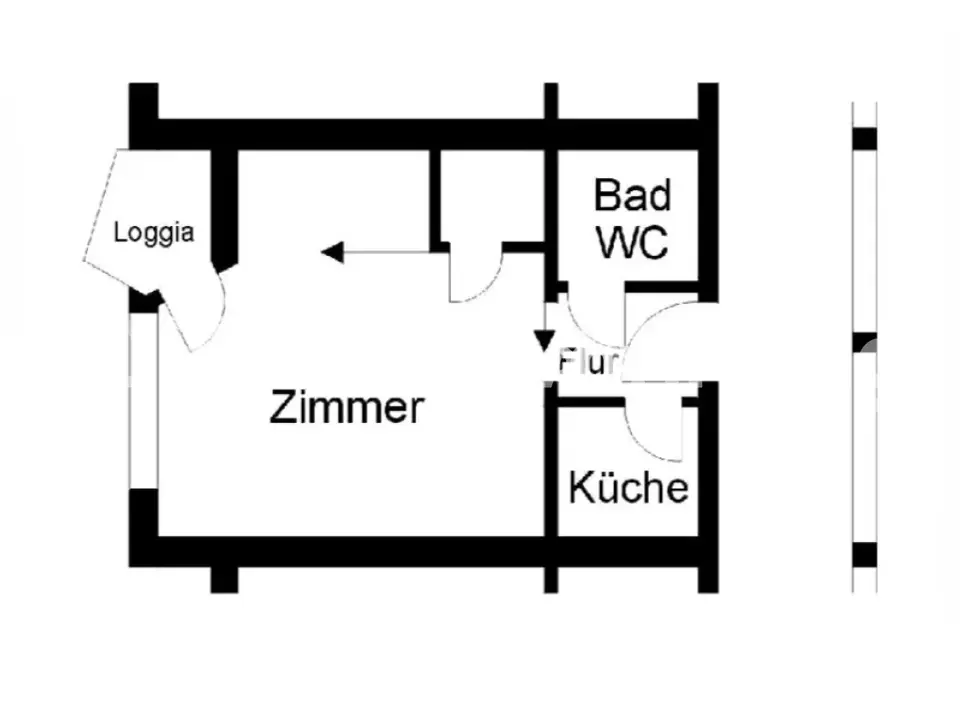 Studio mit 10 m² in Bremen – Bild 7