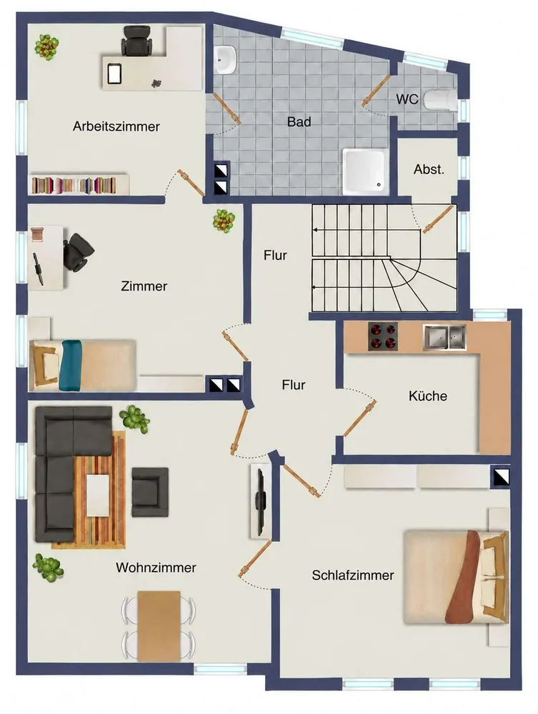 4 Zimmer Wohnung mit 75 m² in Hildesheim – Bild 6