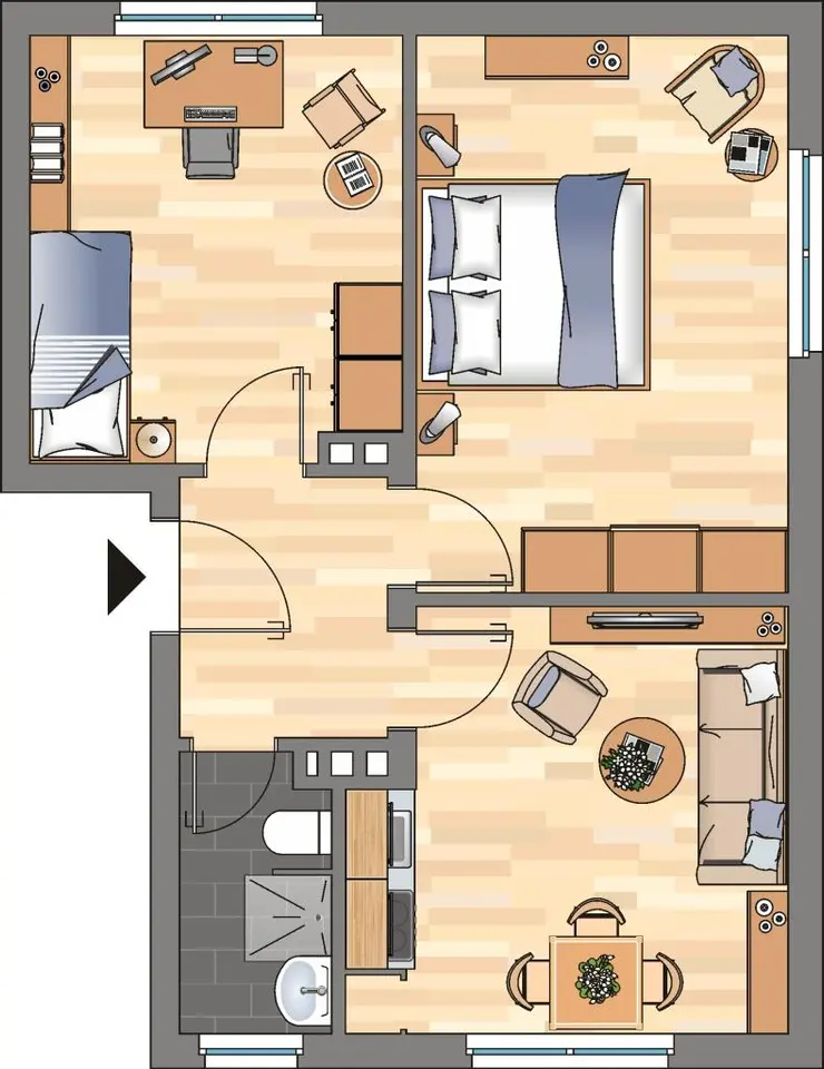 2 Zimmer Wohnung mit 50 m² in Wilhelmshaven – Bild 9