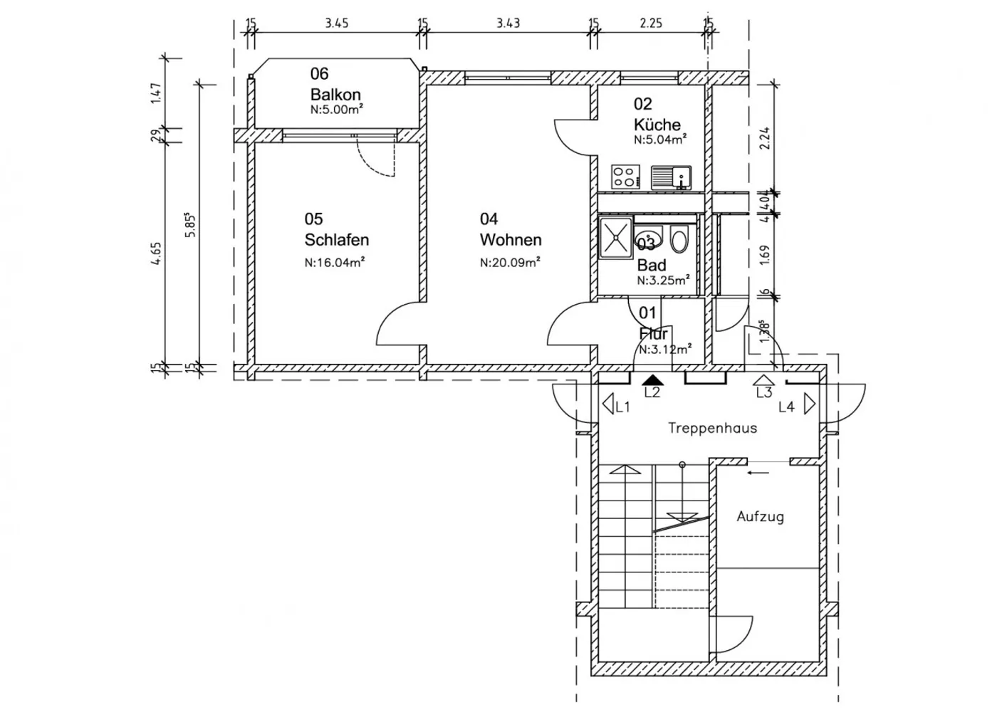 2 Zimmer Wohnung mit 50 m² in Magdeburg – Bild 1