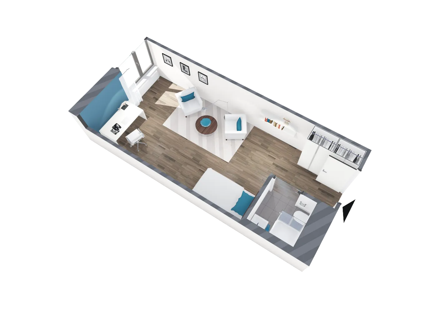 1 Zimmer Wohnung mit 20 m² in Elmshorn – Bild 5