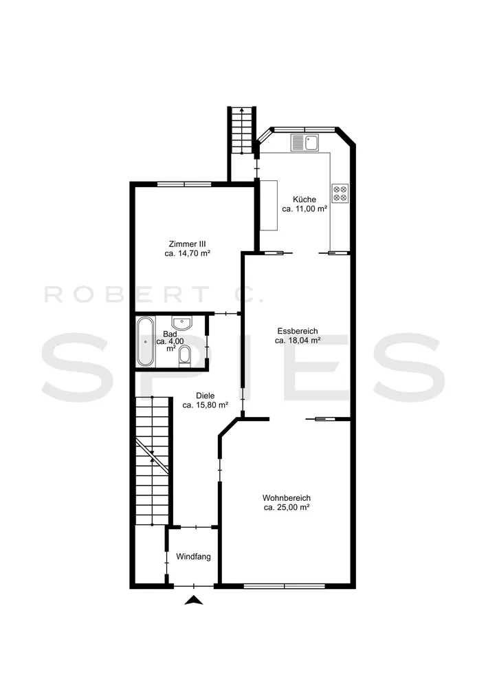 5 Zimmer Wohnung mit 173 m² in Bremen – Bild 6