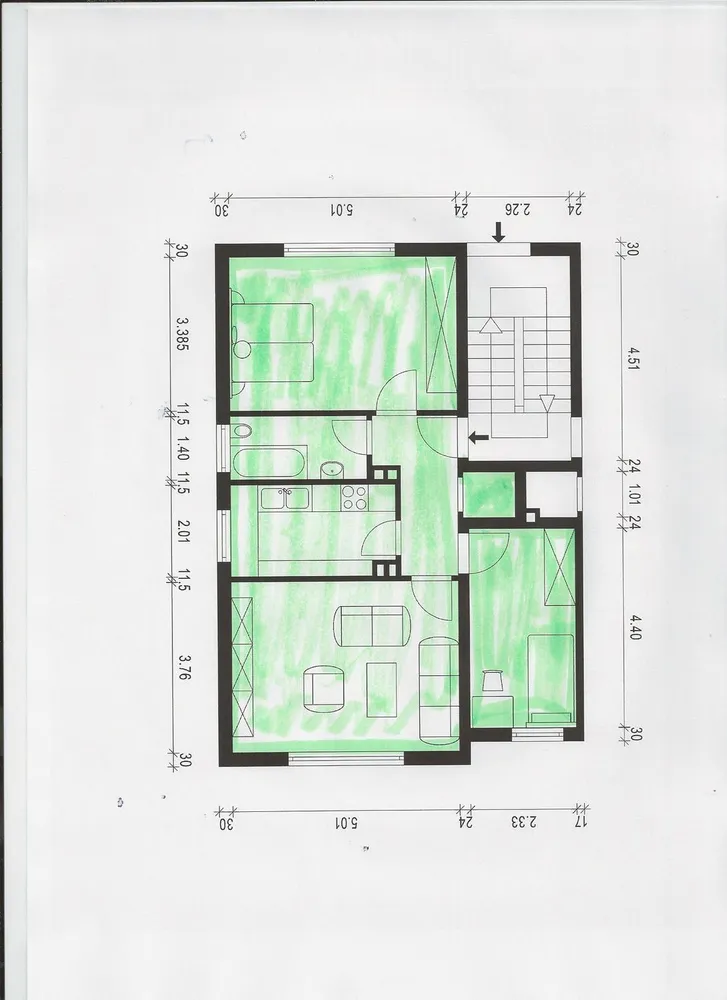 4 Zimmer Wohnung mit 62 m² in Essen – Bild 4