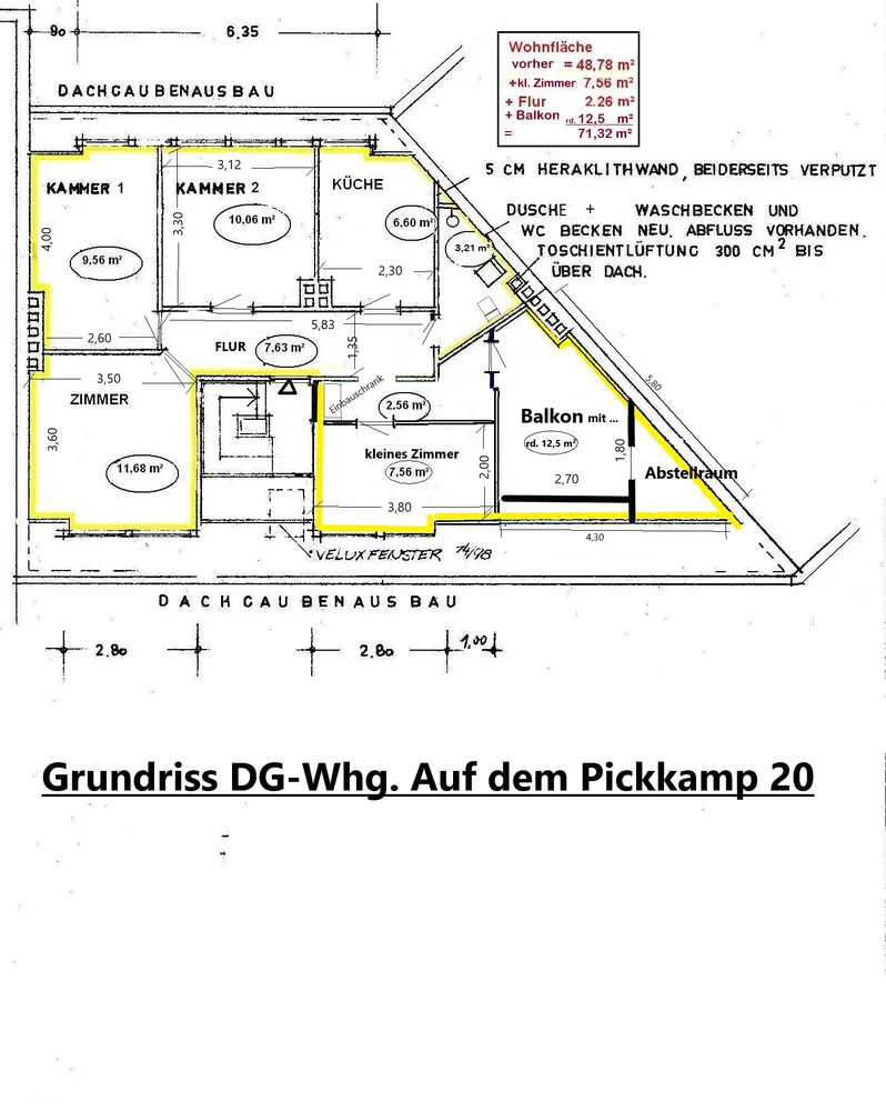 4 Zimmer Wohnung mit 60 m² in Bremen – Bild 1