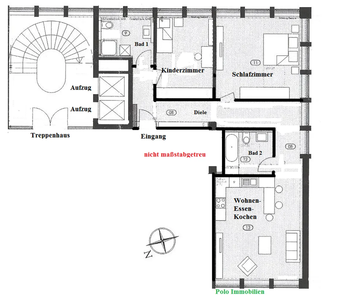 3 Zimmer Wohnung mit 108 m² in Regensburg – Bild 8