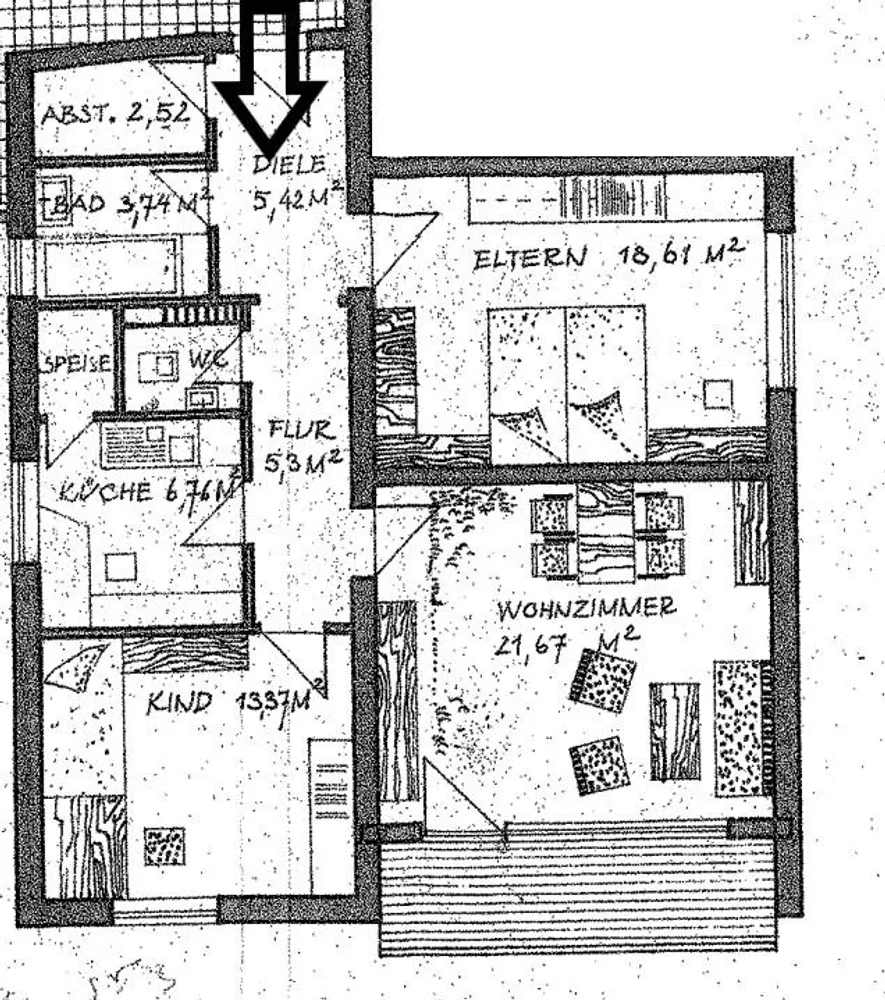 3 Zimmer Wohnung mit 84 m² in Coburg – Bild 4