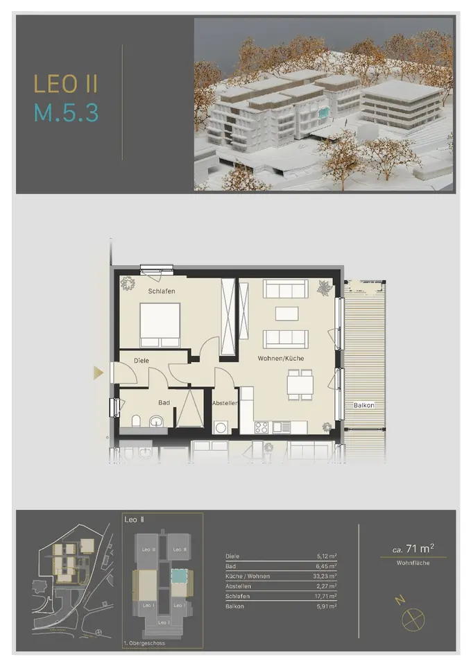 2 Zimmer Wohnung mit 71 m² in Coburg – Bild 4