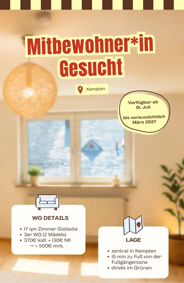 Shared room with 80 m² in Kempten – Photo 8