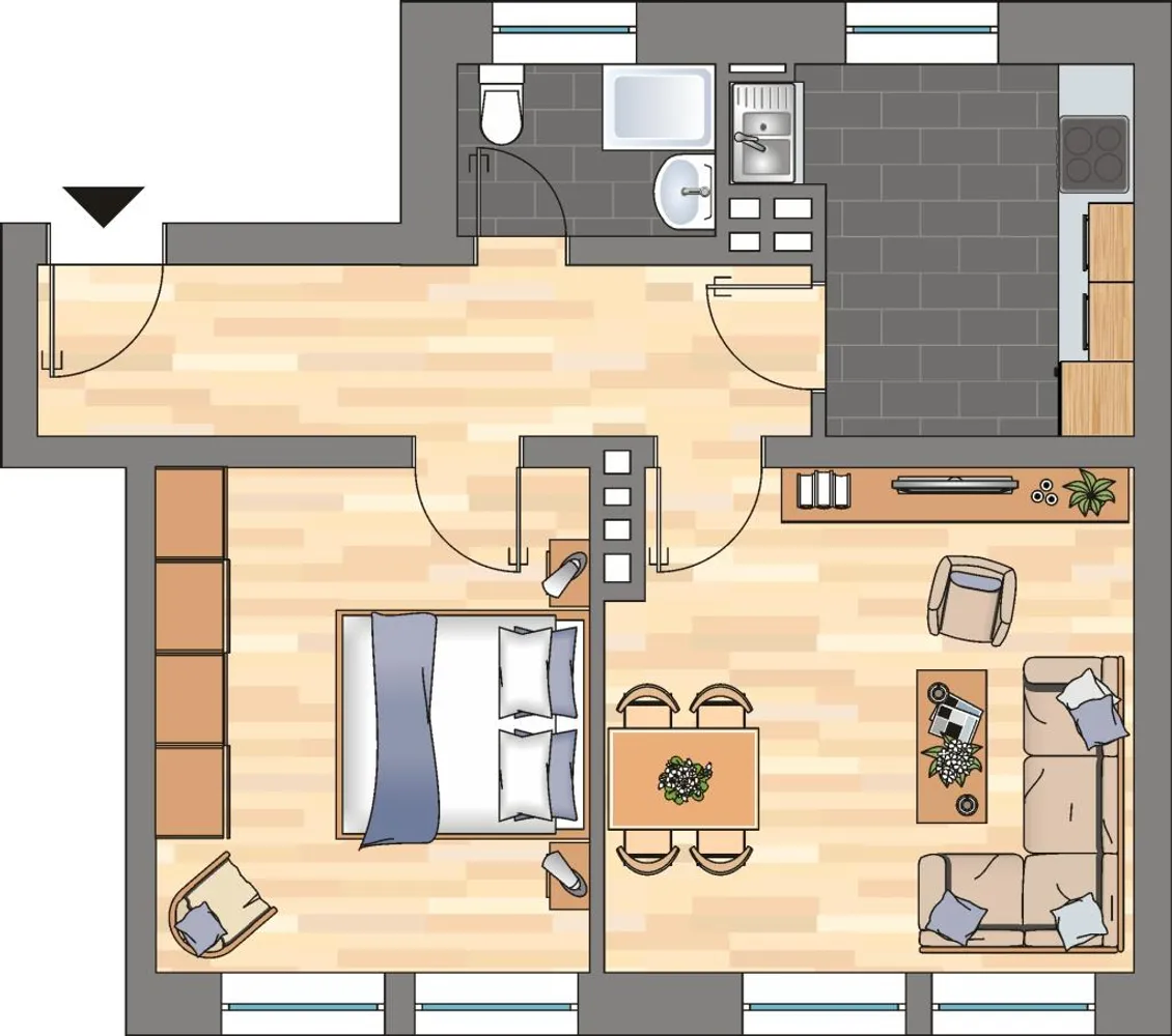 2 Zimmer Wohnung mit 53 m² in Kiel – Bild 7