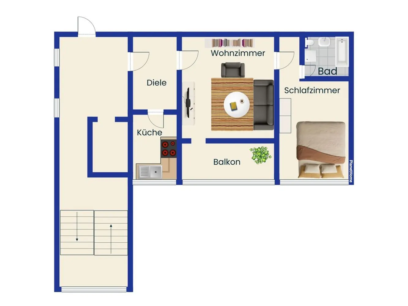 2 Zimmer Wohnung mit 60 m² in Mönchengladbach – Bild 4
